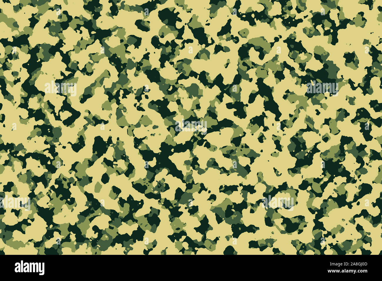 Un excellent camouflage, base militaire avec des tons pâles prédominant Banque D'Images