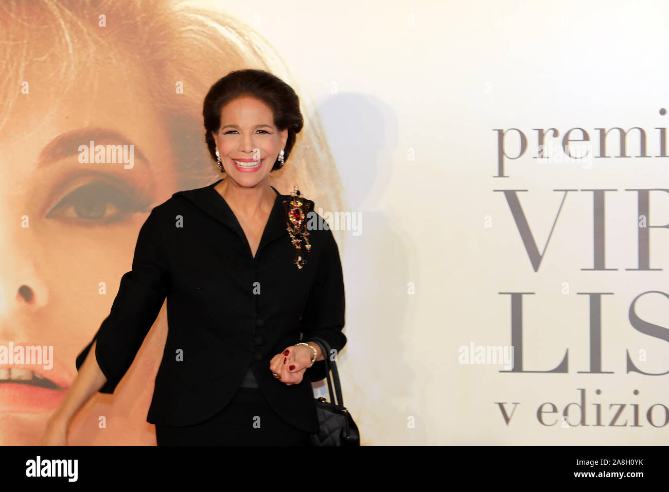 Roma, Italie. 07Th Nov, 2019. Comtesse Marisela Federici pendant l'Virna Lisi Award 2019 à l'Auditorium Parco della Musica (Photo par Gennaro Leonardi/Pacific Press) Credit : Pacific Press Agency/Alamy Live News Banque D'Images