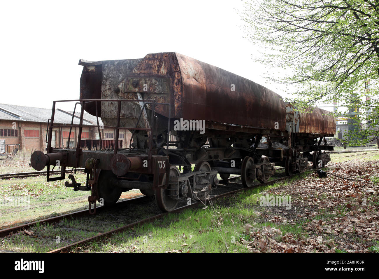 Ancien wagon Banque D'Images