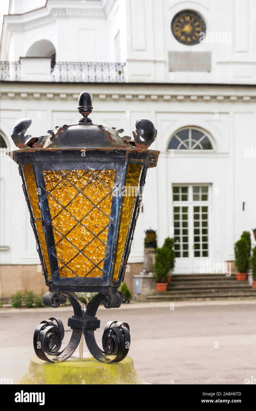 Vieux palais près de Varsovie - Jablonna. La Pologne. Banque D'Images