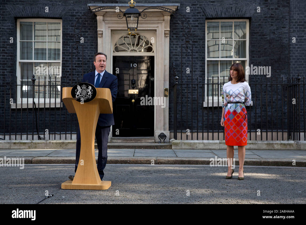 Le premier ministre David Cameron annonce sa démission à la suite du référendum national vote Brexit de quitter l'Union européenne. 24.6.16 Banque D'Images