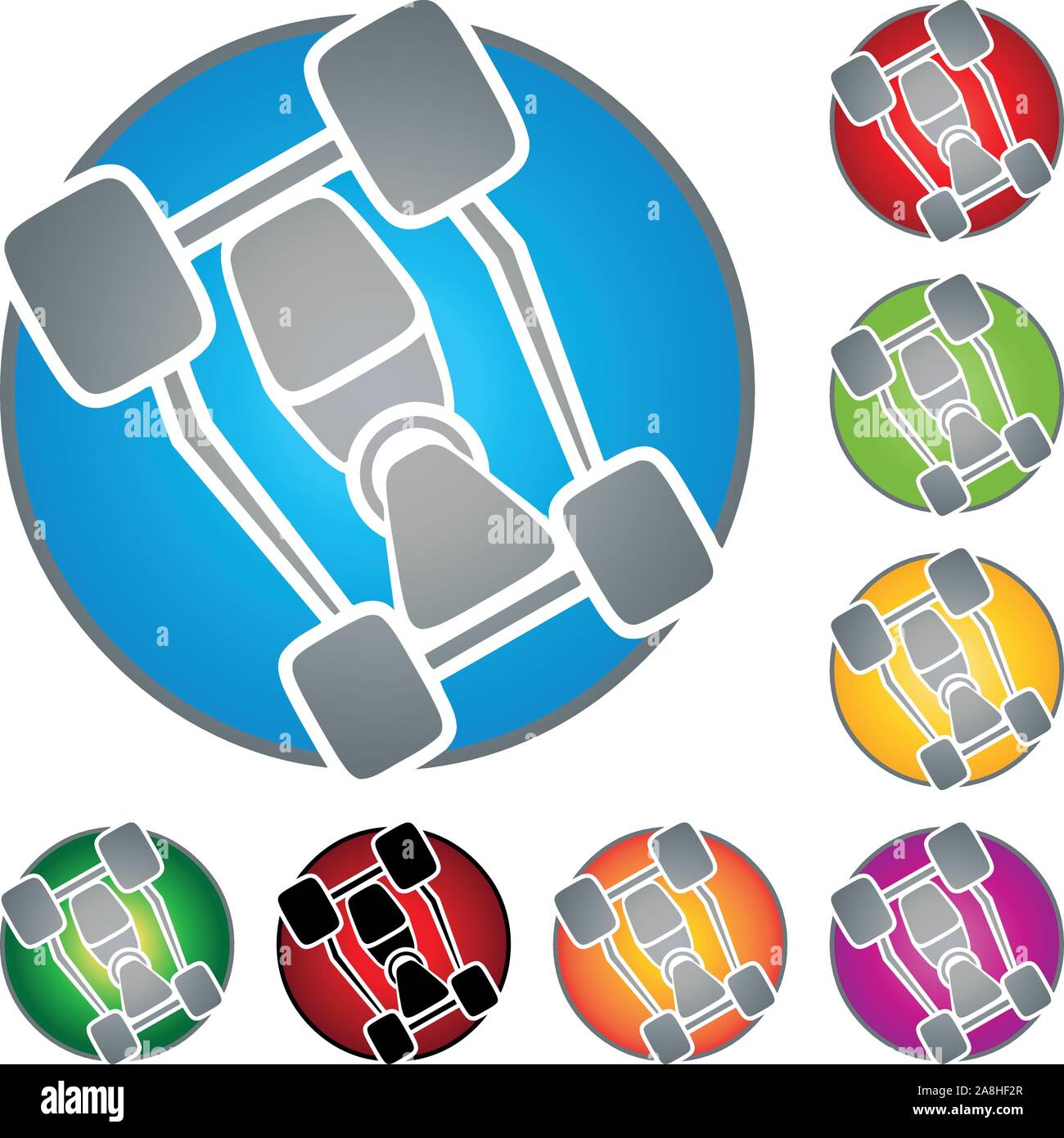 Voiture, voiture sport, Sport, Logo Illustration de Vecteur