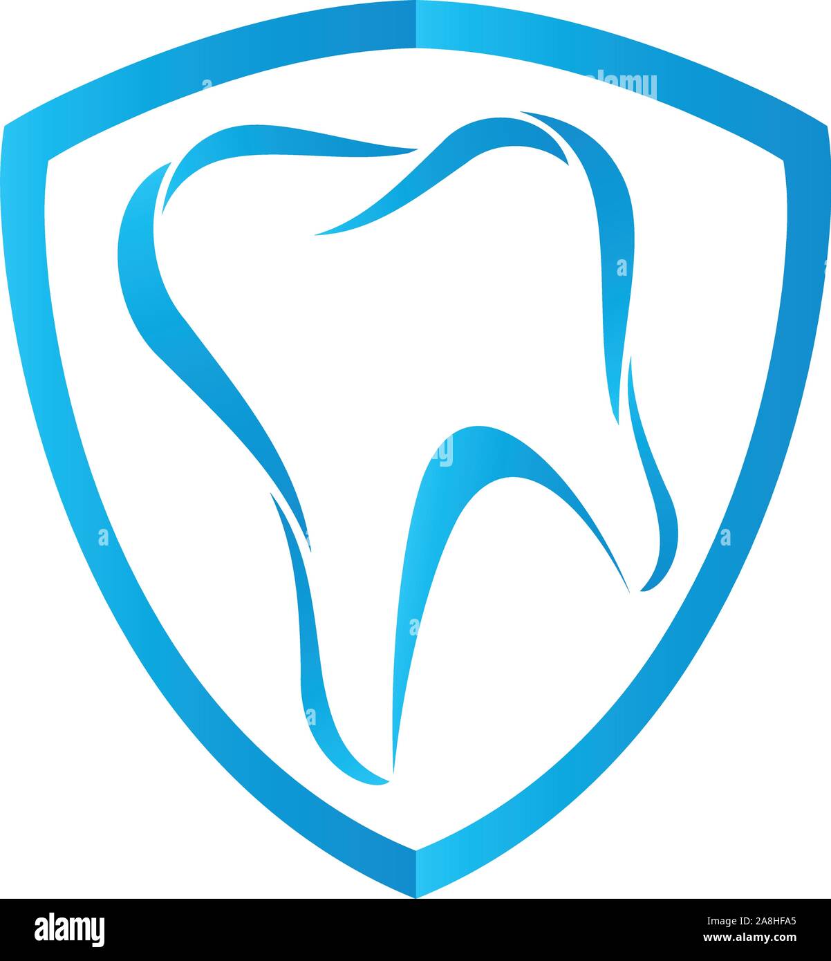 Dent, dentiste, médecine dentaire, les soins dentaires, de l'emblème Illustration de Vecteur