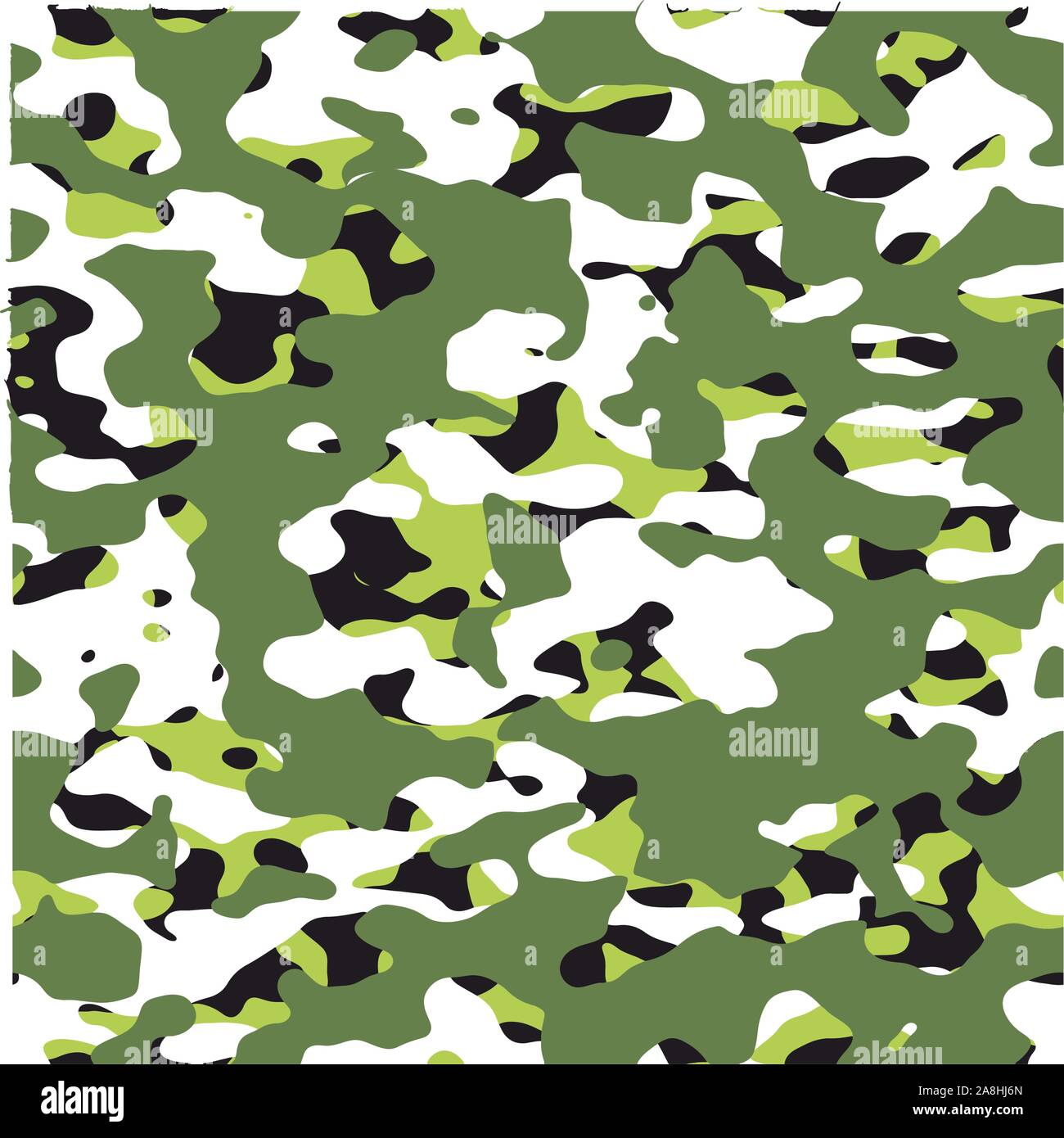 Motif de camouflage de l'armée, sans soudure de fond dans des tons verts,Abstract texture tissu militaire, d'impression, solier conception uniforme. - Vector Illustration de Vecteur