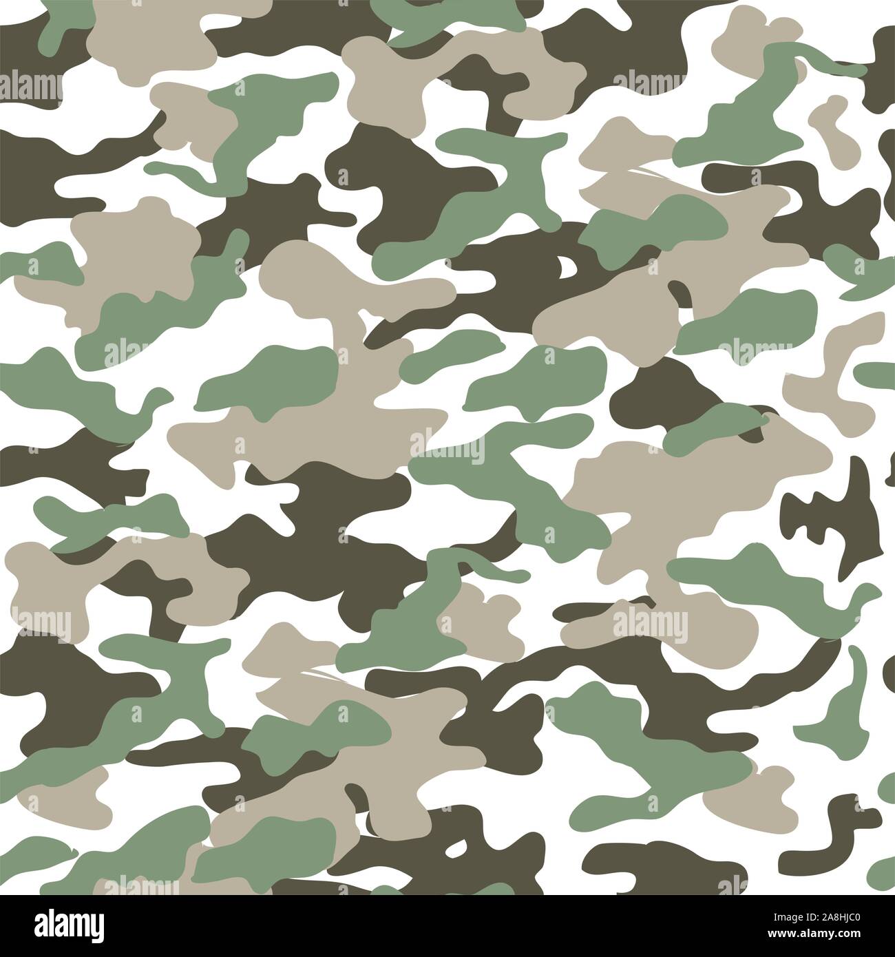 Motif de camouflage de l'armée, sans soudure de fond dans des tons verts,Abstract texture tissu militaire, d'impression, solier conception uniforme. - Vector Illustration de Vecteur