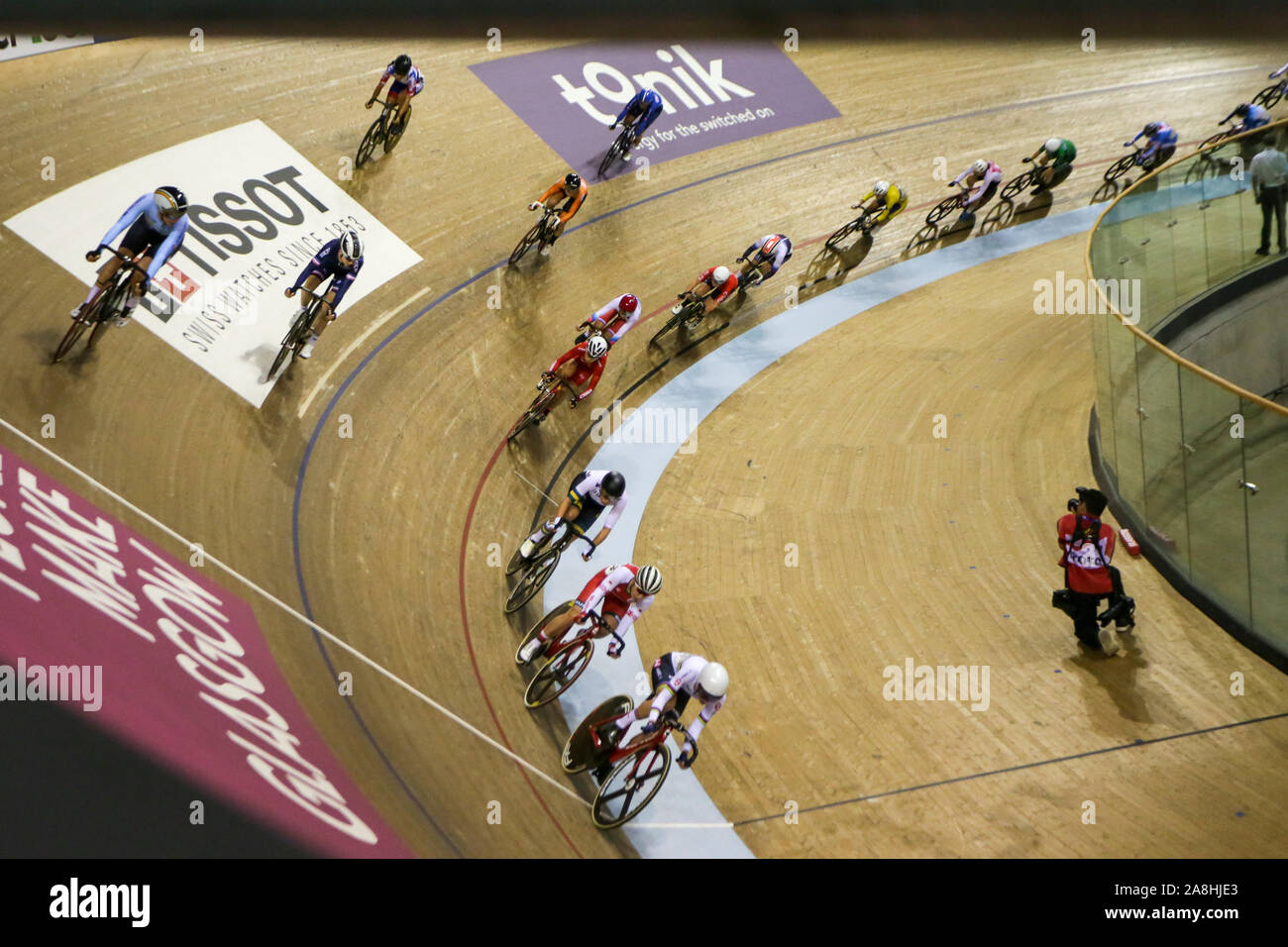 Glasgow, Royaume-Uni. 9 novembre 2019. au vélodrome Chris Hoy à Glasgow. 9 novembre 2019 Dan-Cooke Crédit/Alamy Live News Banque D'Images