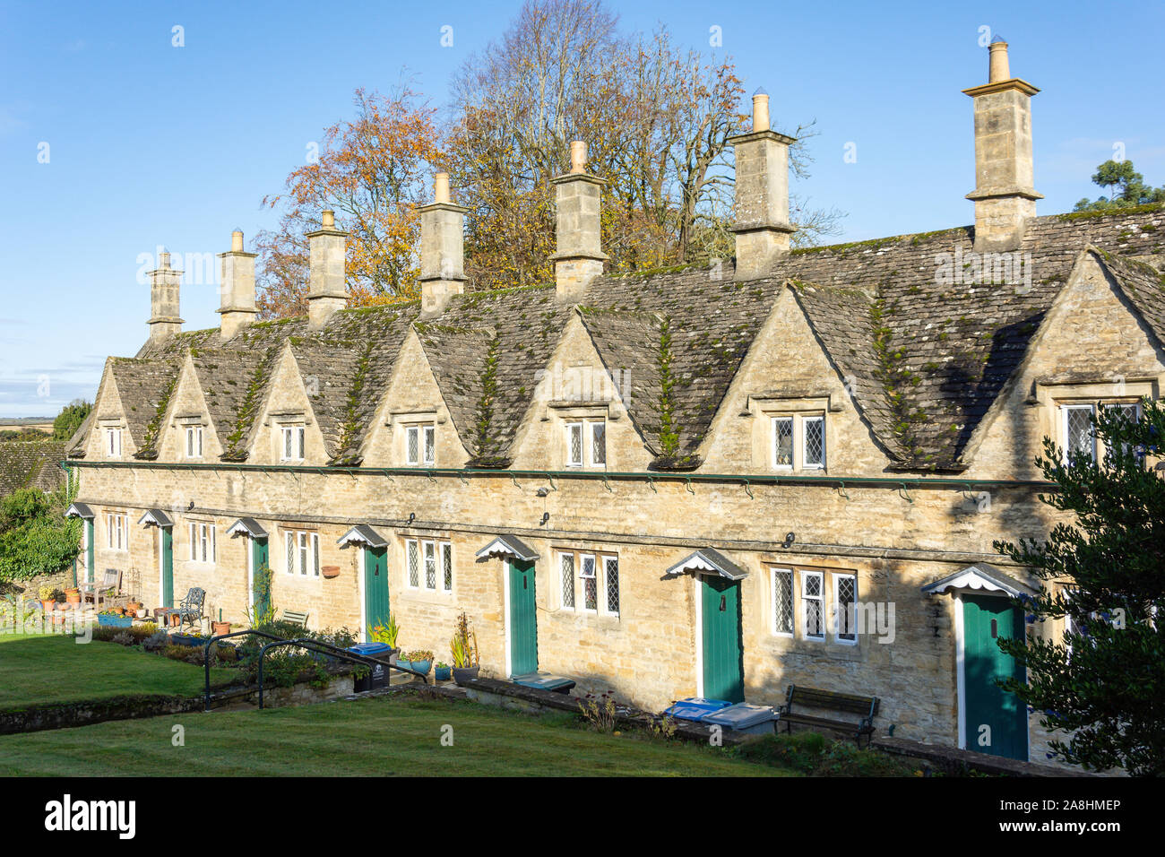17e siècle Almhouses, Church Street, Chipping Norton, Oxfordshire, Angleterre, Royaume-Uni Banque D'Images