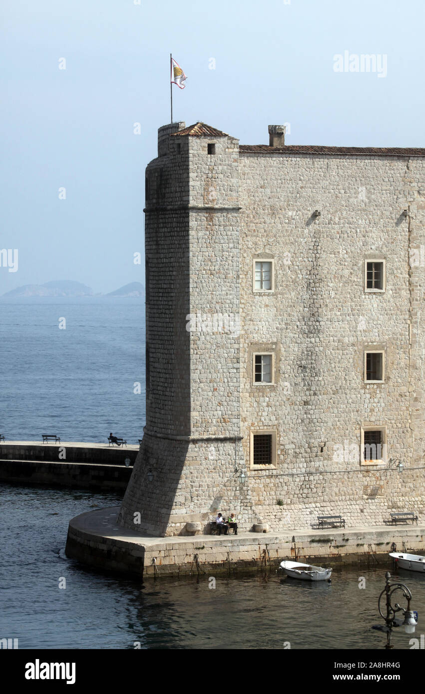 Fort St John (Ivan), Dubrovnik Banque D'Images