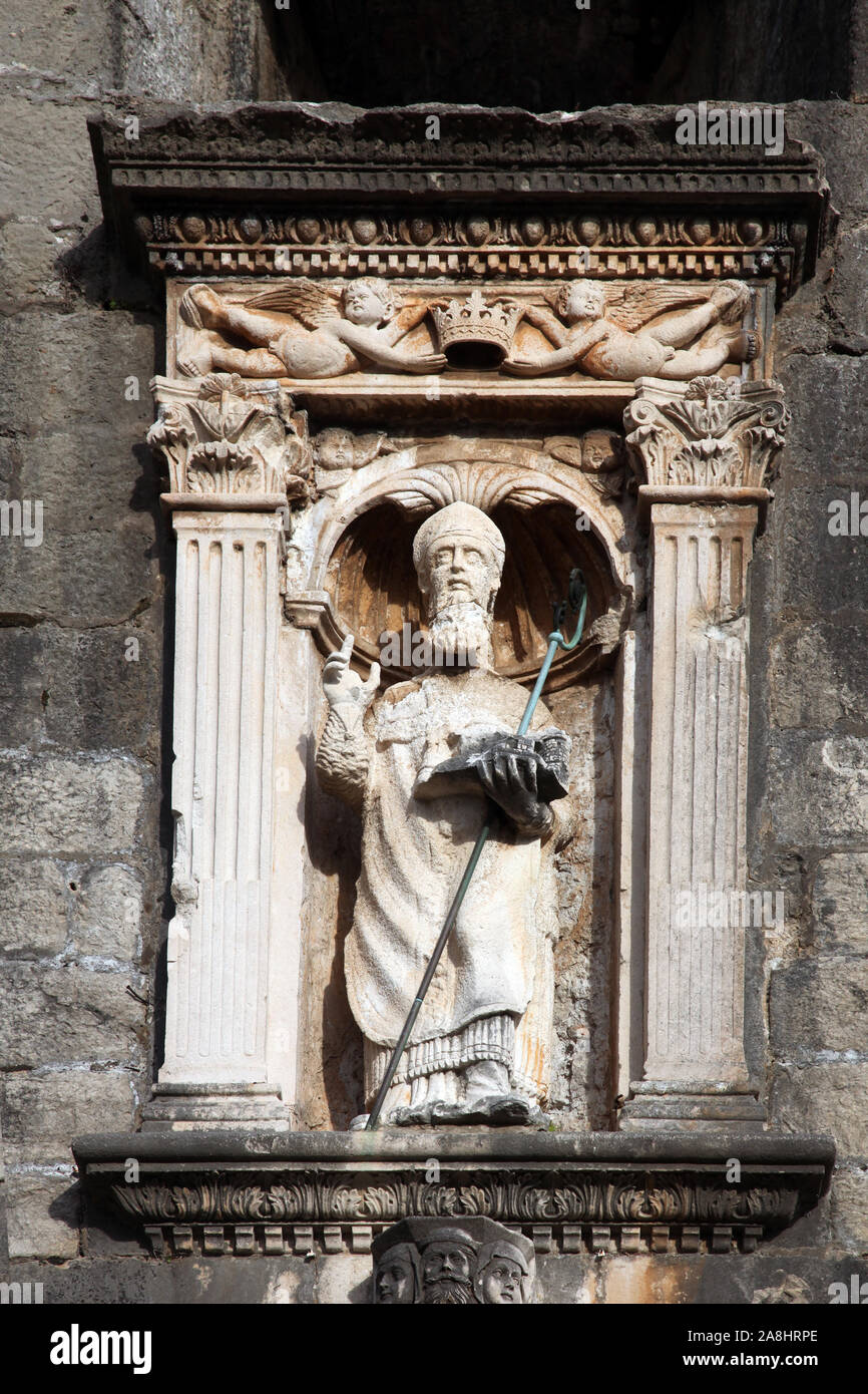 Saint-blaise patron de Dubrovnik Banque D'Images