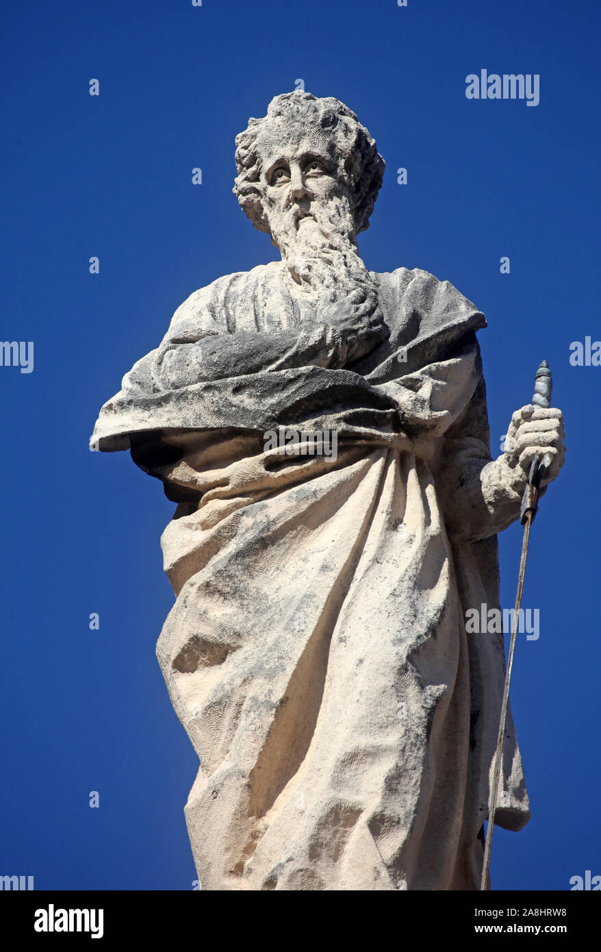 Saint Paul, Cathédrale de Dubrovnik, Croatie Banque D'Images
