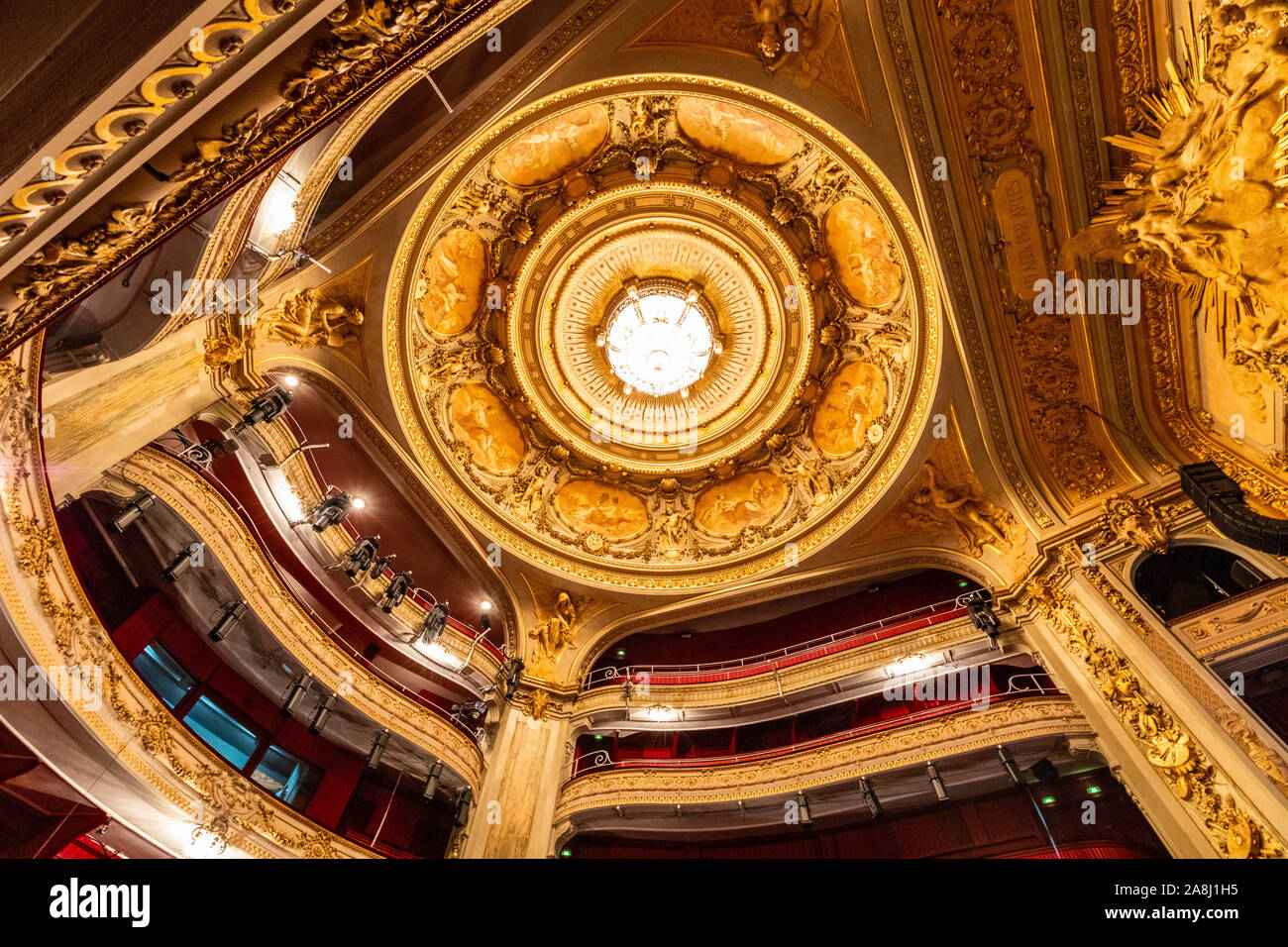 Le Grand Hall de l'Opéra de Lille, Lille, France Banque D'Images