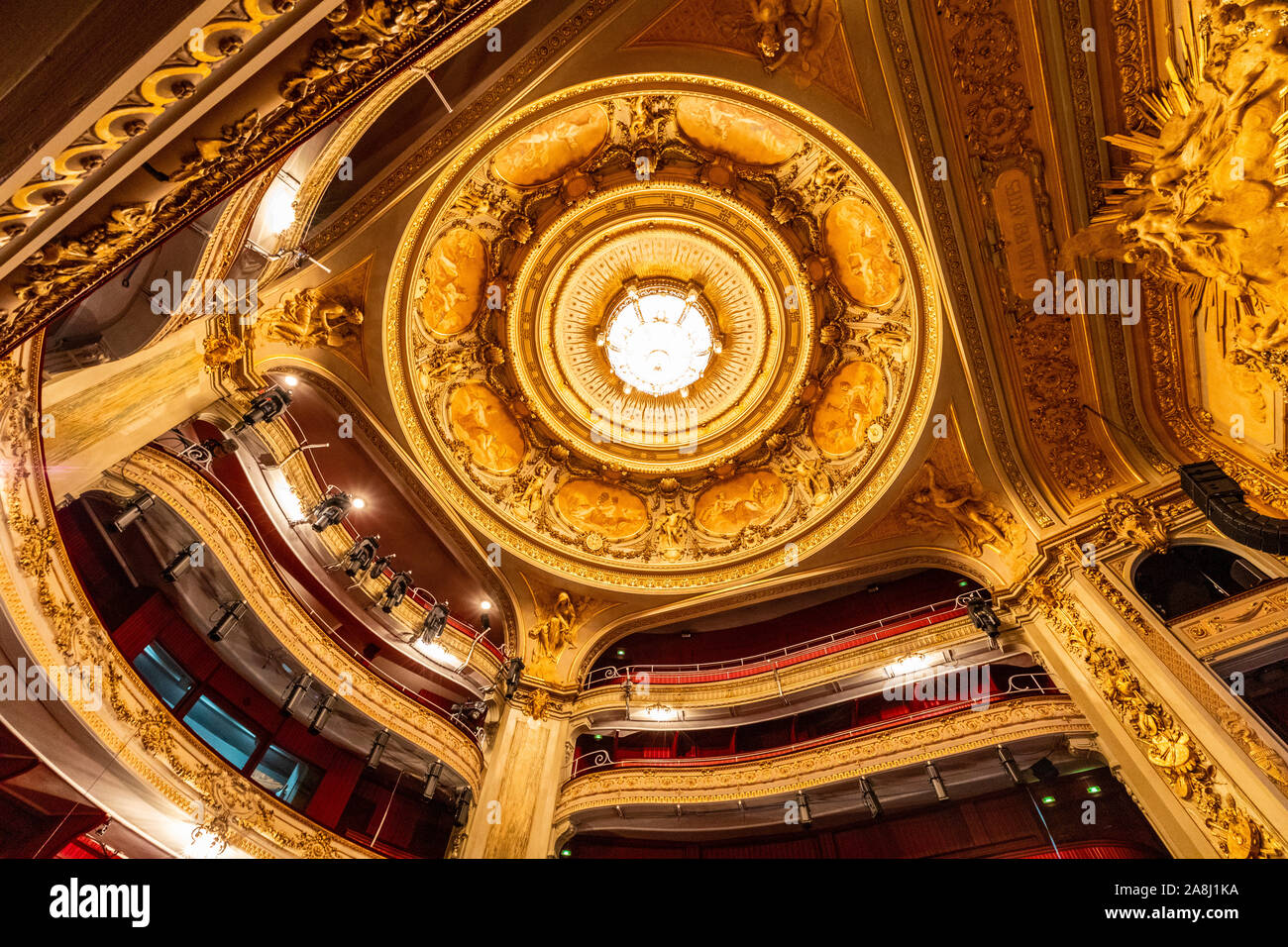 Le Grand Hall de l'Opéra de Lille, Lille, France Banque D'Images