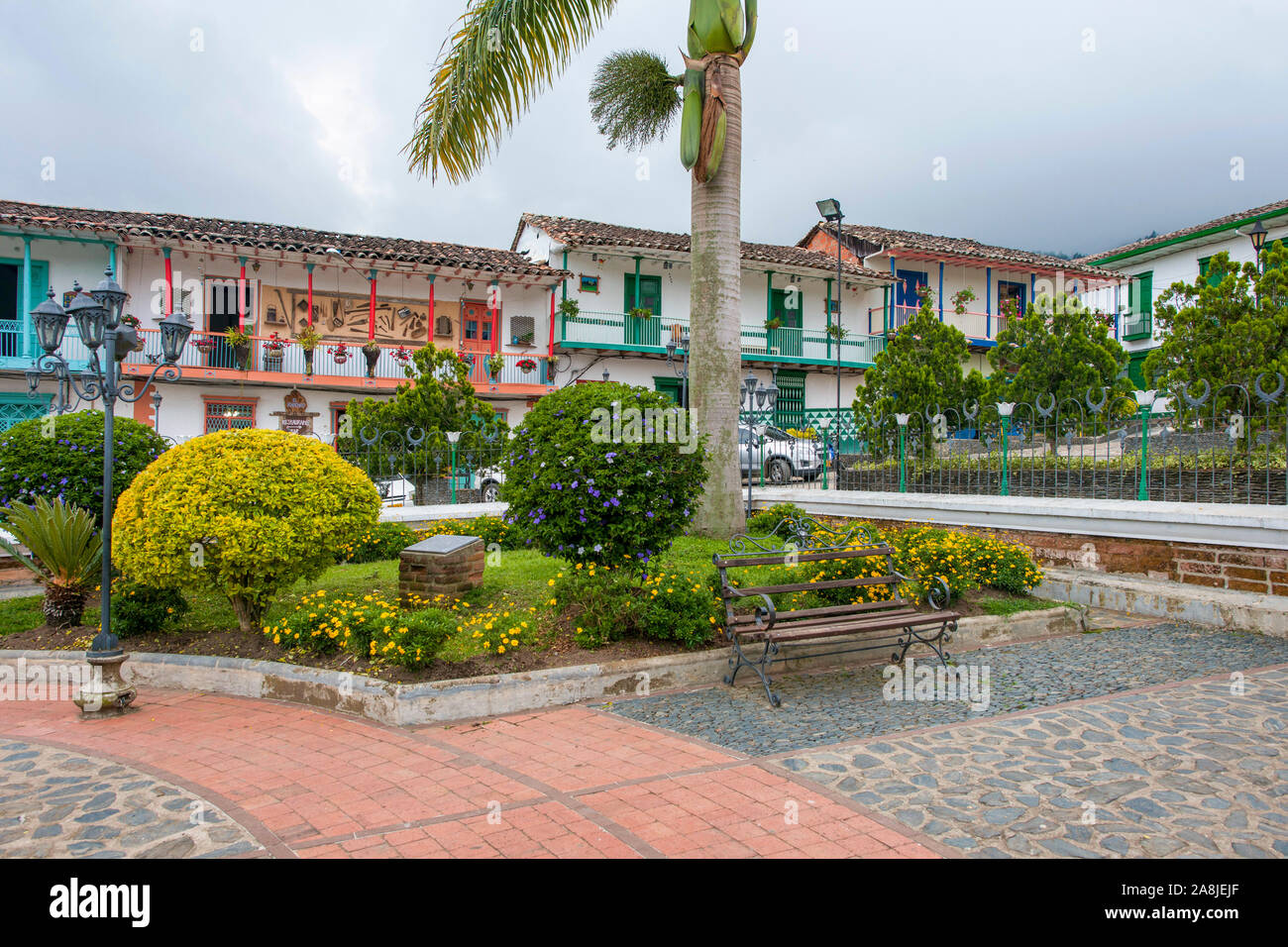Le village de Concepción, Antioquia, en Colombie. Banque D'Images