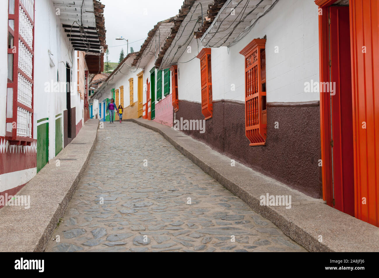 Le village de Concepción, Antioquia, en Colombie. Banque D'Images