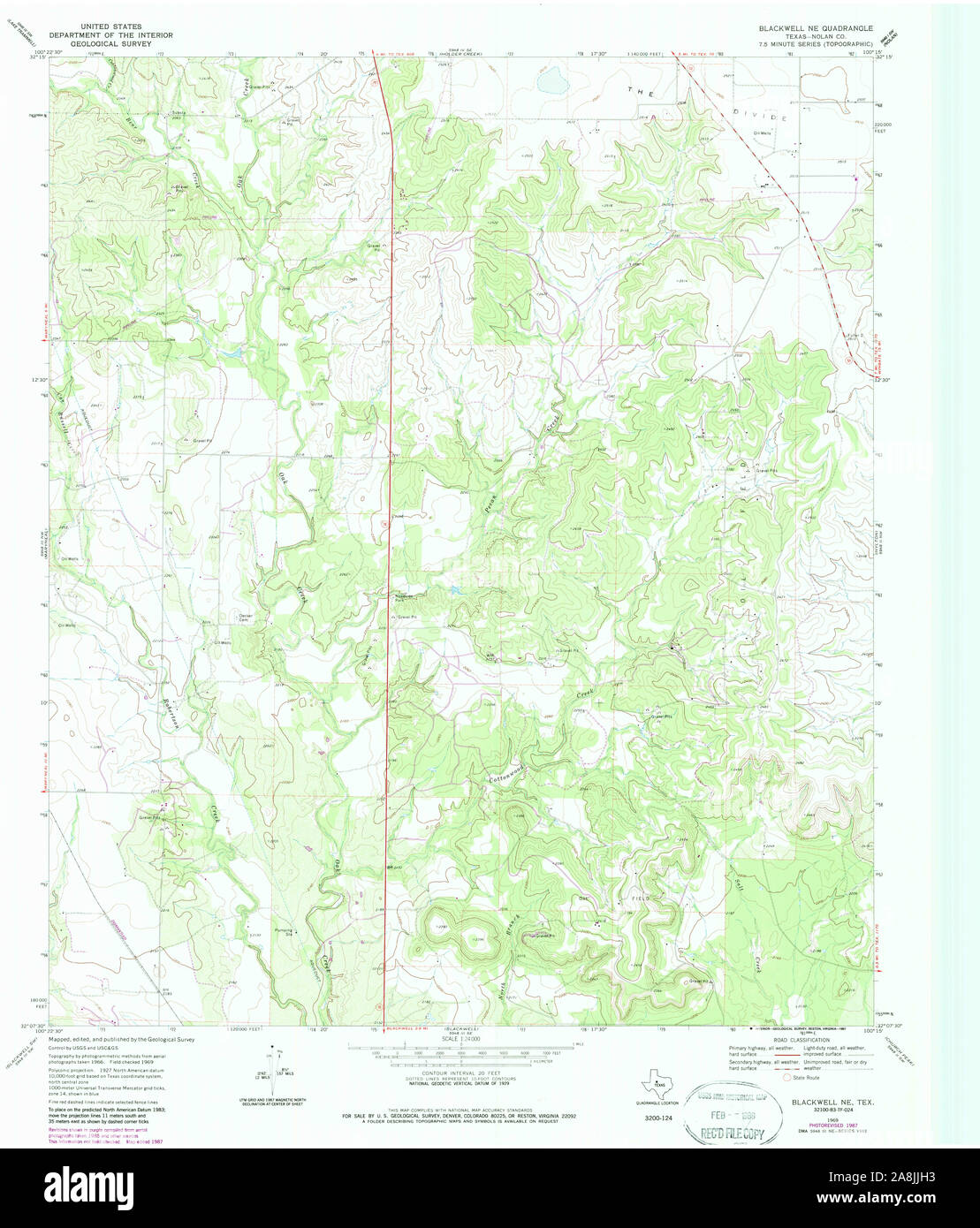 Carte texas blackwell Banque de photographies et d’images à haute