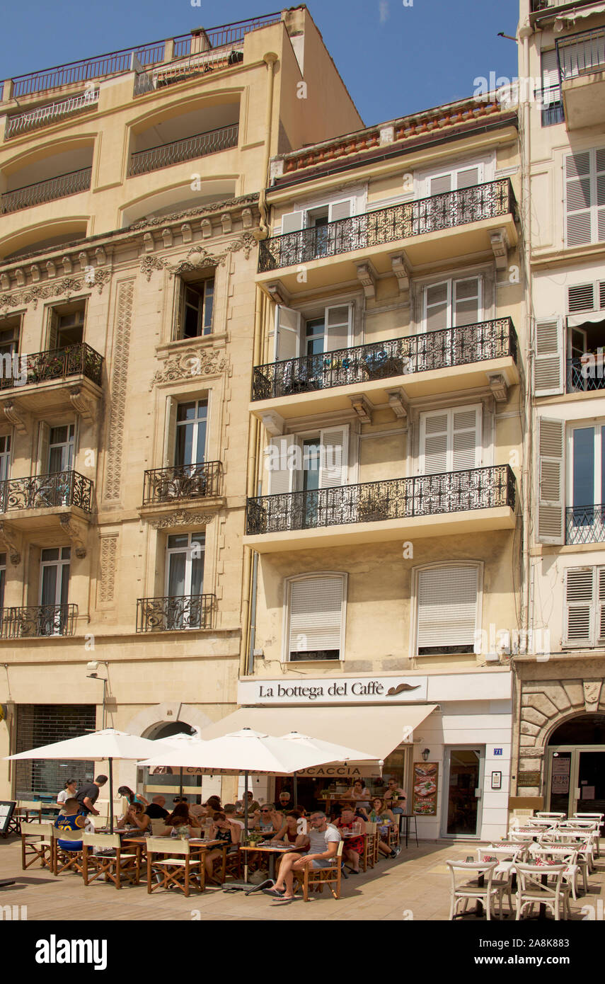 La Bottega del Caffe Rue Felix Faure Cannes Côte D'Azur, France Banque D'Images