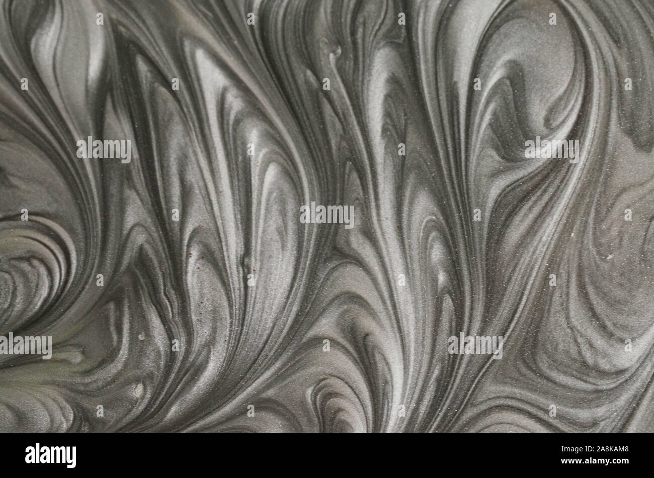 La texture de marbre noir et blanc pour un modèle d'emballage dans un style moderne. Très beau dessin avec les divorces et des lignes ondulées dans des tons de gris f Banque D'Images