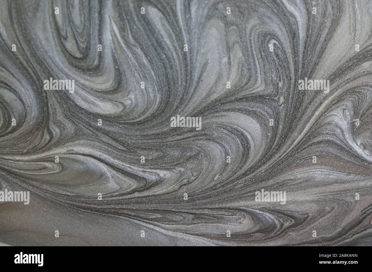 La texture de marbre noir et blanc pour un modèle d'emballage dans un style moderne. Très beau dessin avec les divorces et des lignes ondulées dans des tons de gris f Banque D'Images