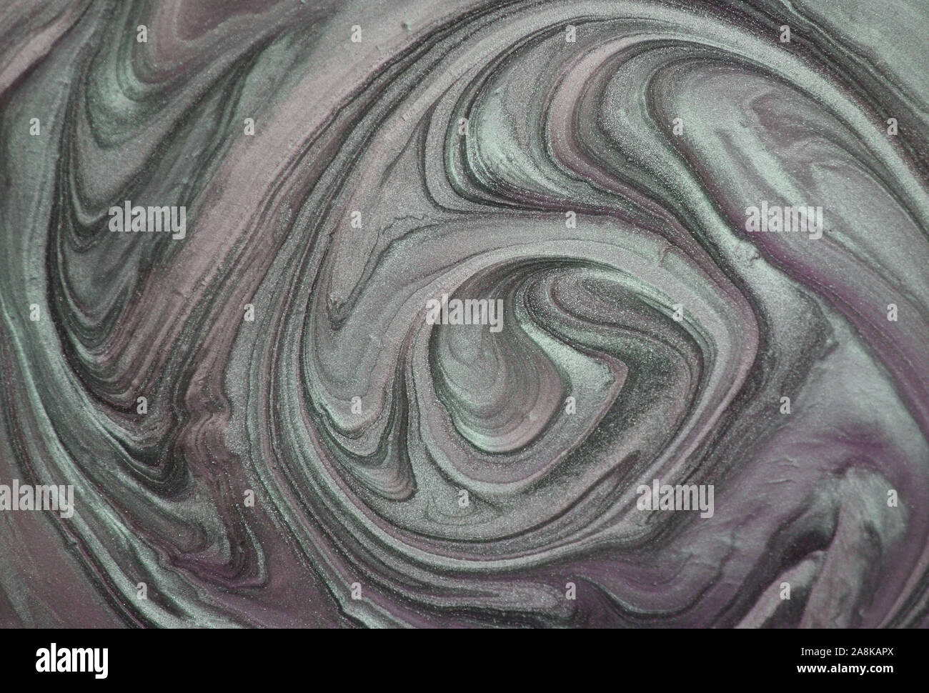 La texture de marbre peint acrylique vagues texture background Banque D'Images