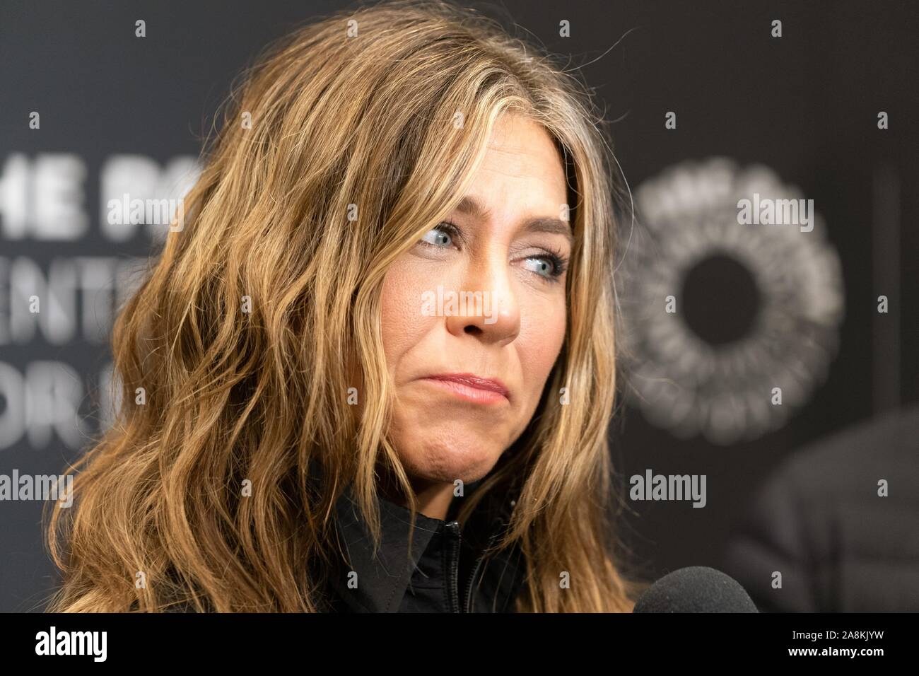 Jennifer Aniston fréquente l'PaleyLive NY présente, Apple TV +'s 'Le Matin Show' au Paley Center for Media, à New York. Banque D'Images