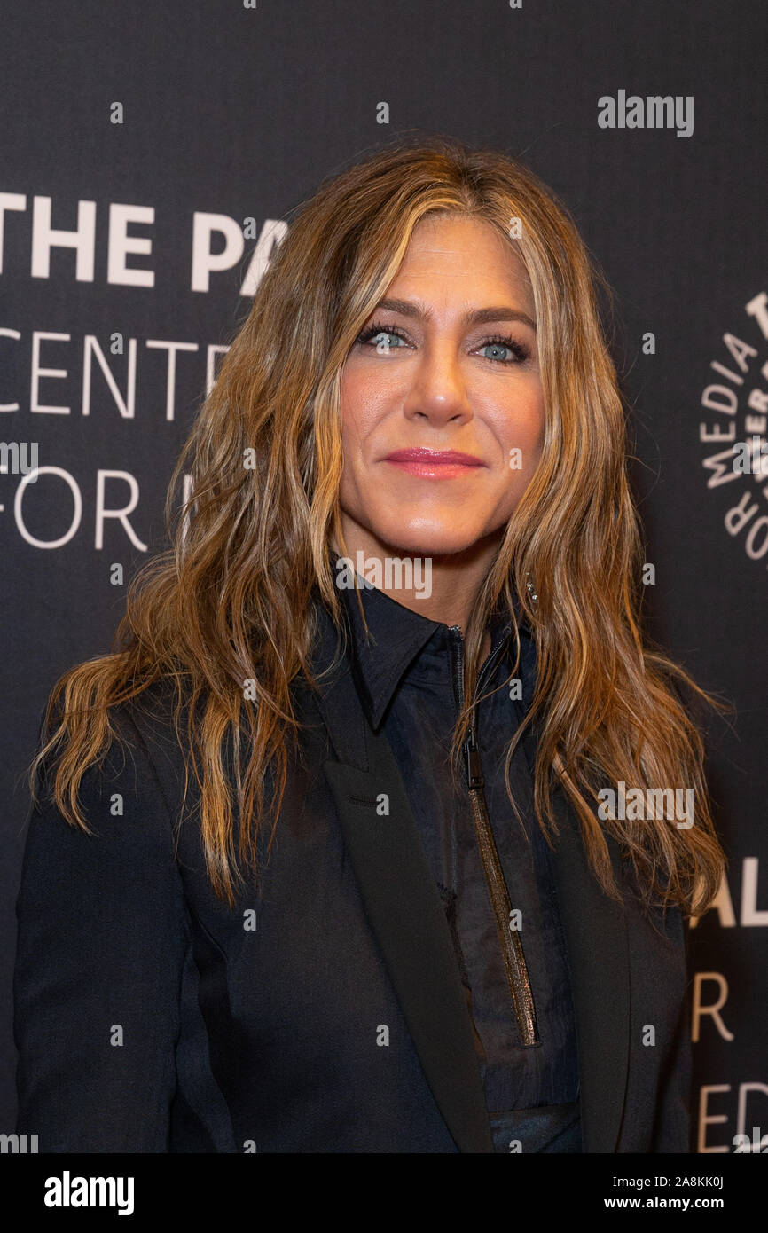 Jennifer Aniston fréquente l'PaleyLive NY présente, Apple TV +'s 'Le Matin Show' au Paley Center for Media, à New York. Banque D'Images