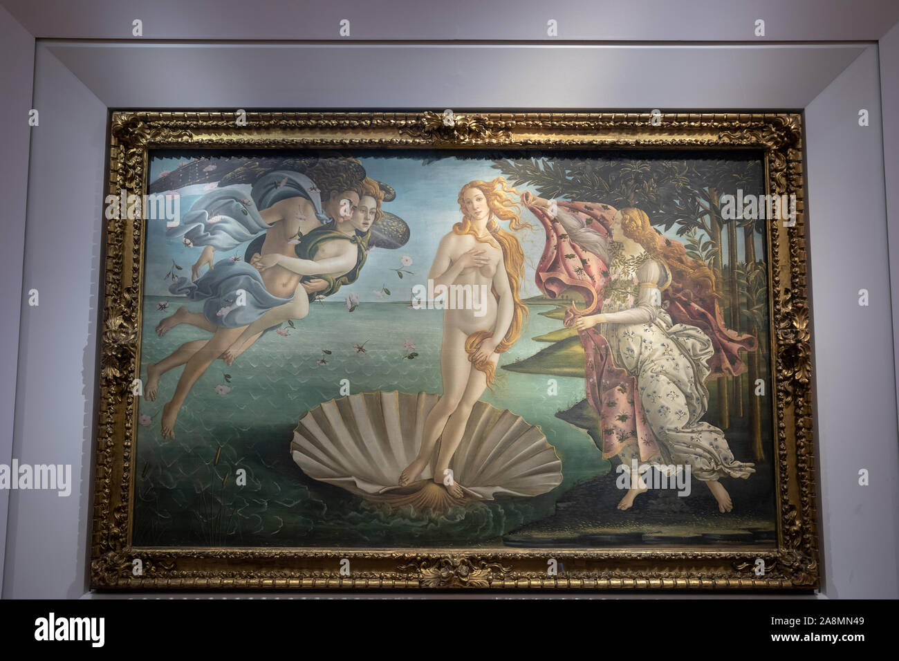 Florence, Italie - 26 juin 2018 : Photo de Nascita di Venere (La Naissance de Vénus) est une peinture de l'artiste italien Sandro Botticelli, photo Banque D'Images