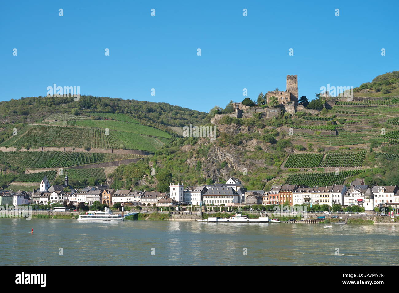 Château Gutenfels Banque D'Images