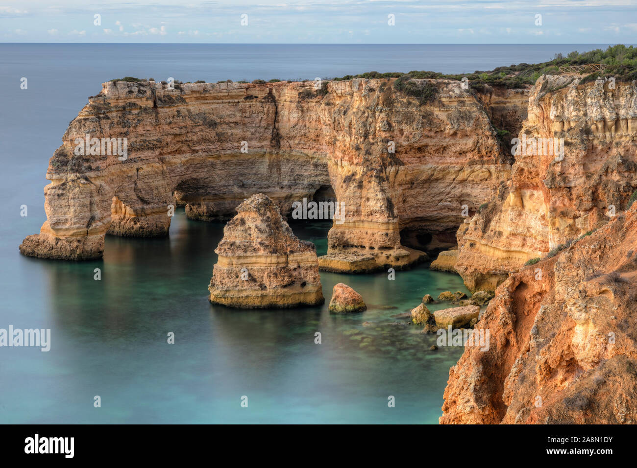 Praia da Marinha, Lagoa, Algarve, Portugal, Europe Banque D'Images