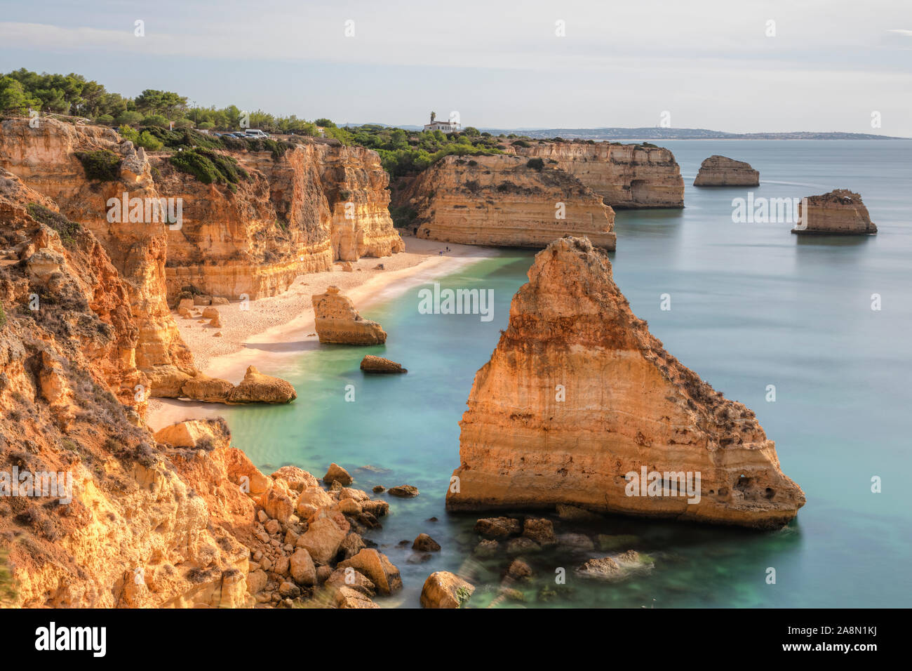 Praia da Marinha, Lagoa, Algarve, Portugal, Europe Banque D'Images