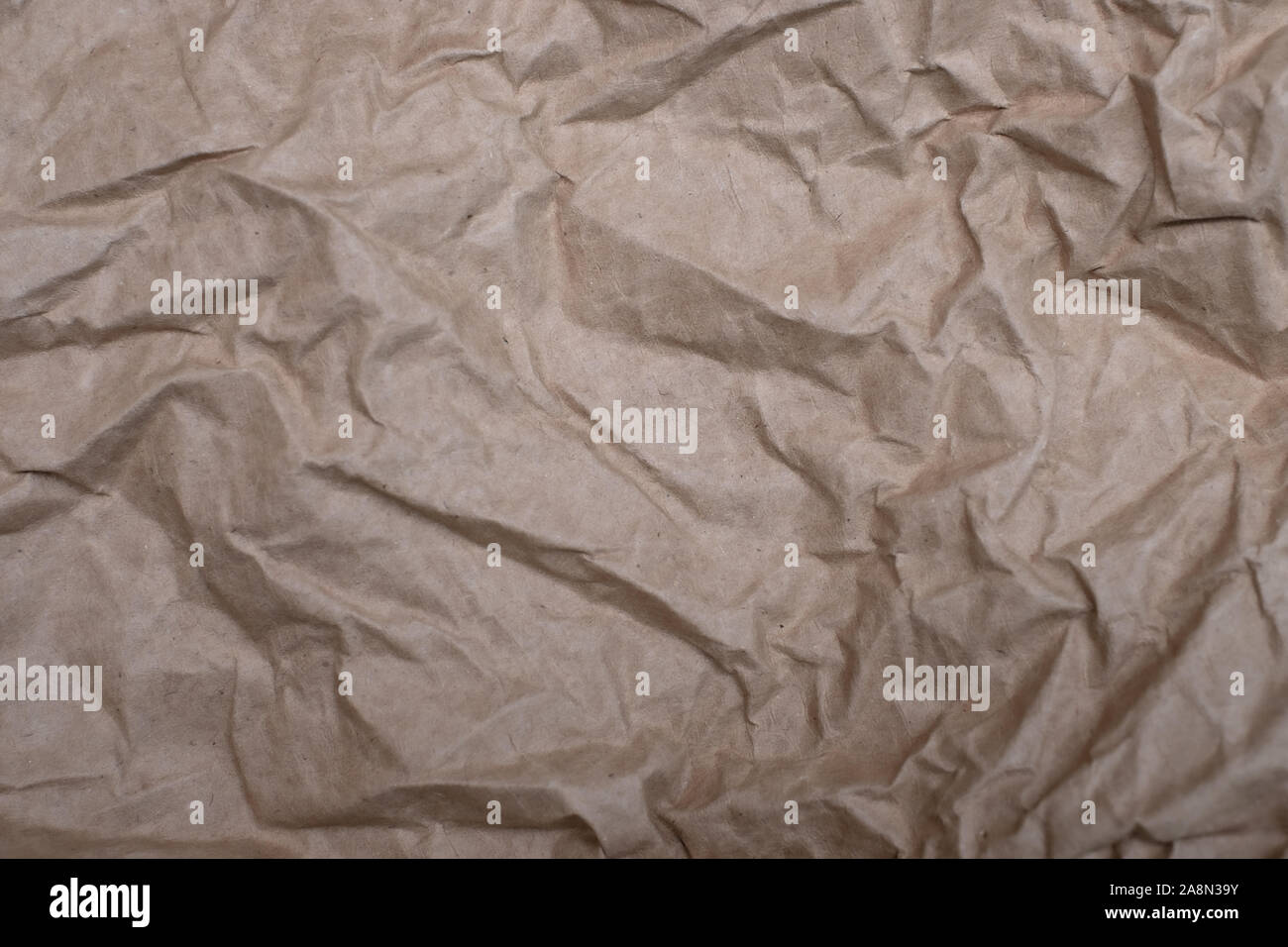 Close up vieux papier froissé froissé texture background for design Banque D'Images