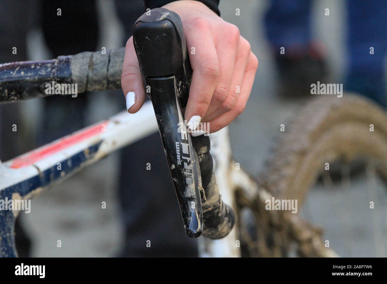 Silvelle, Italie. 10 Nov, 2019. pas gloryduring la boue aucun Championnat d'Europe de cyclo, Ciclocross dans Silvelle, Italie, le 10 novembre 2019 - LPS/Luca Tedeschi Crédit : Luca Tedeschi/fil LPS/ZUMA/Alamy Live News Banque D'Images