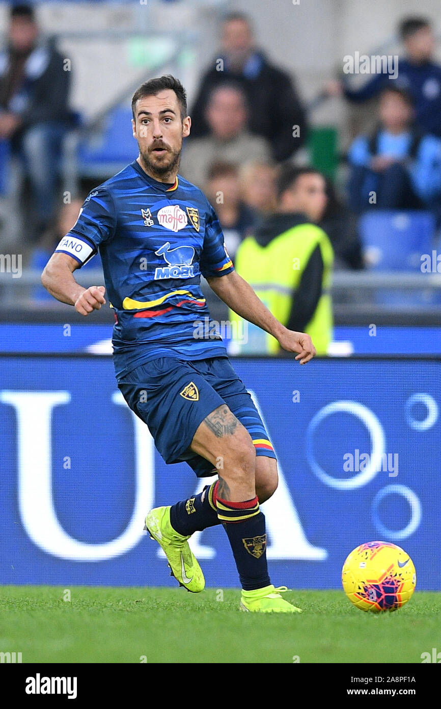 Rome, Italie. 10 Nov, 2019. Marco Mancosu de US Lecce pendant le match de Serie A entre le Latium et de Lecce au Stadio Olimpico, Rome, Italie le 10 novembre 2019. Photo par Giuseppe maffia. Credit : UK Sports Photos Ltd/Alamy Live News Banque D'Images