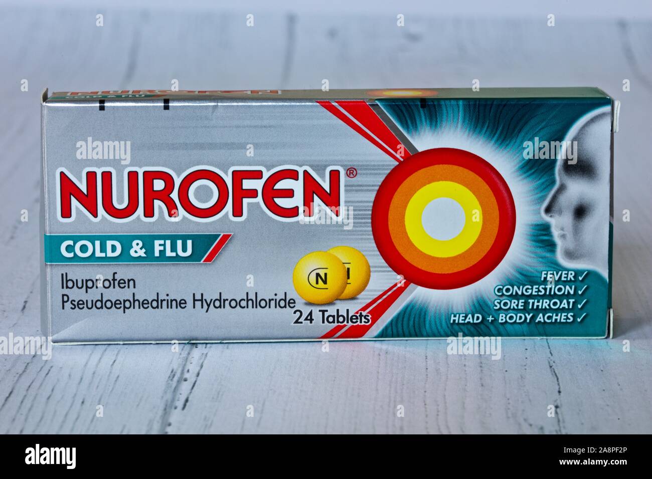 Sachet de Nurofen rhume et grippe relief tablets Photo Stock - Alamy