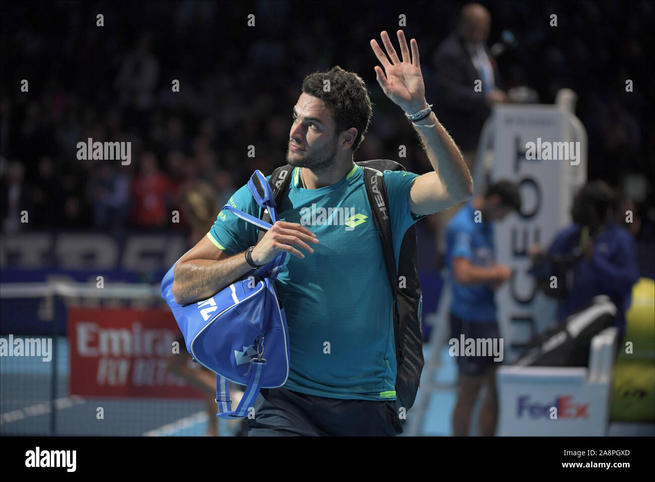 Londres, l'Italie. 10 Nov, 2019. berettini lors des finales ATP Nitto - Internationaux de Tennis - Crédit : LPS/Roberto Zanettin/Alamy Live News Banque D'Images