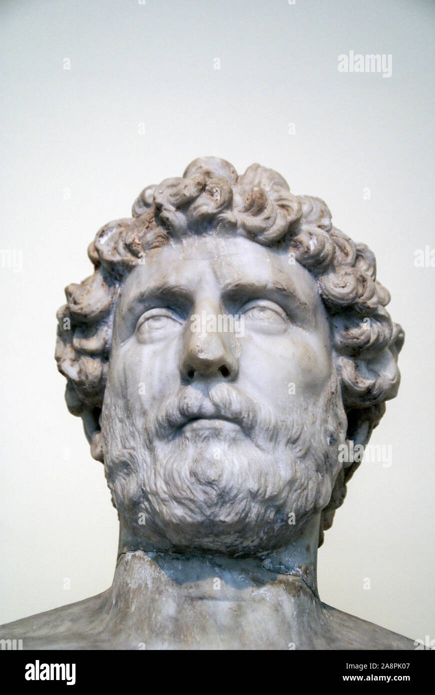 Kosmetes (magistrat) Sosistratos. Buste ou tête d'un homme statue - Musée Archéologique National, Athènes, Grèce Banque D'Images