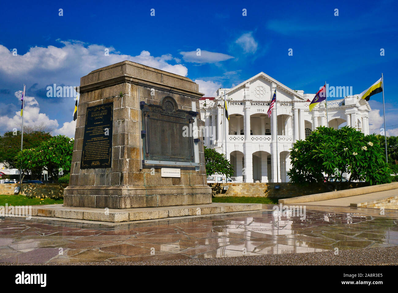 Le chemin de fer de la mort à Ipoh, Malaisie - un mémorial à ceux qui sont morts pendant la construction du chemin de fer Banque D'Images