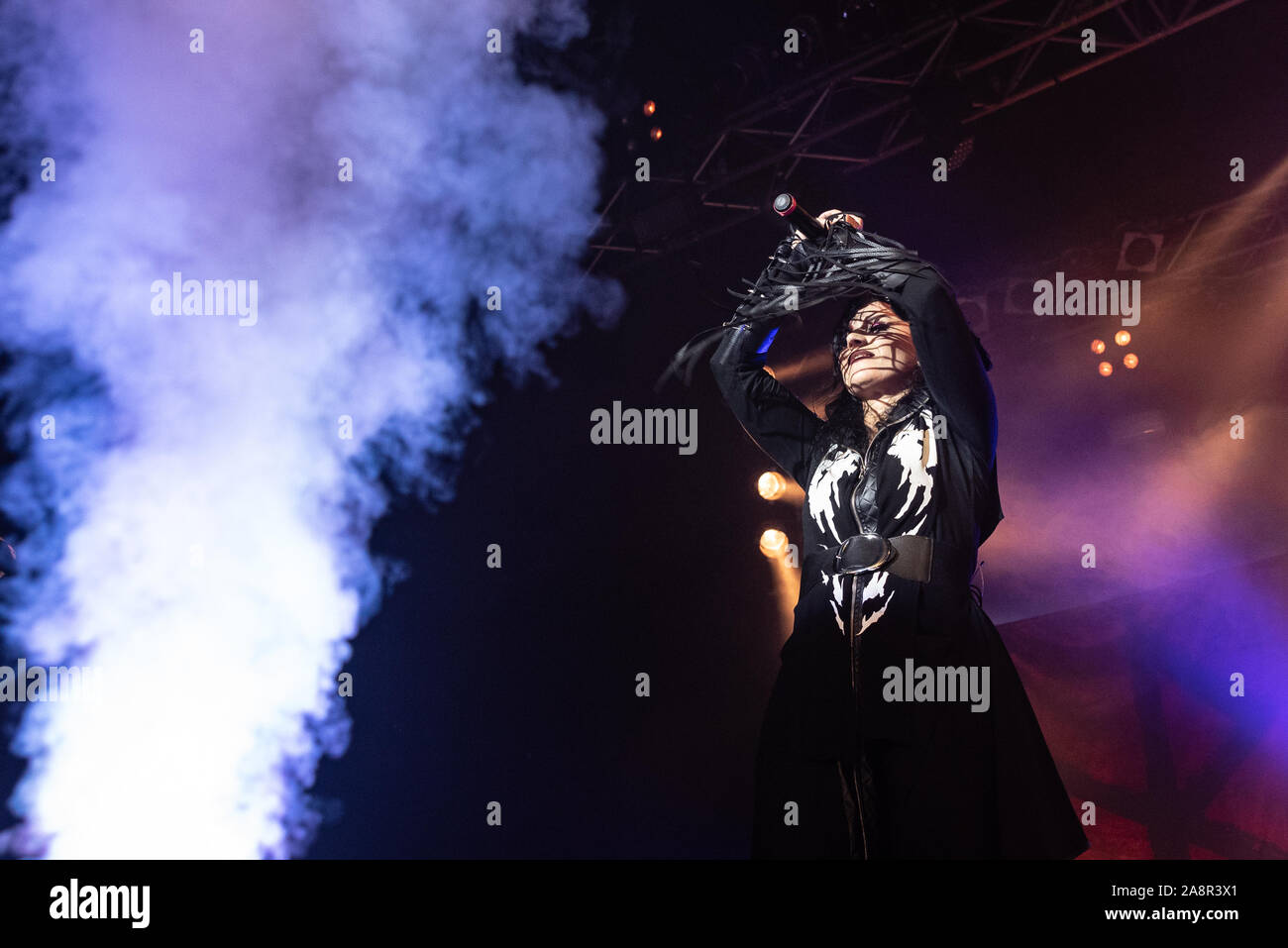 Milan, Italie. 6 novembre 2019. Groupe de metal rock italien Lacuna Coil effectue au Club de musique. Brambilla Simone Photography Live News Banque D'Images