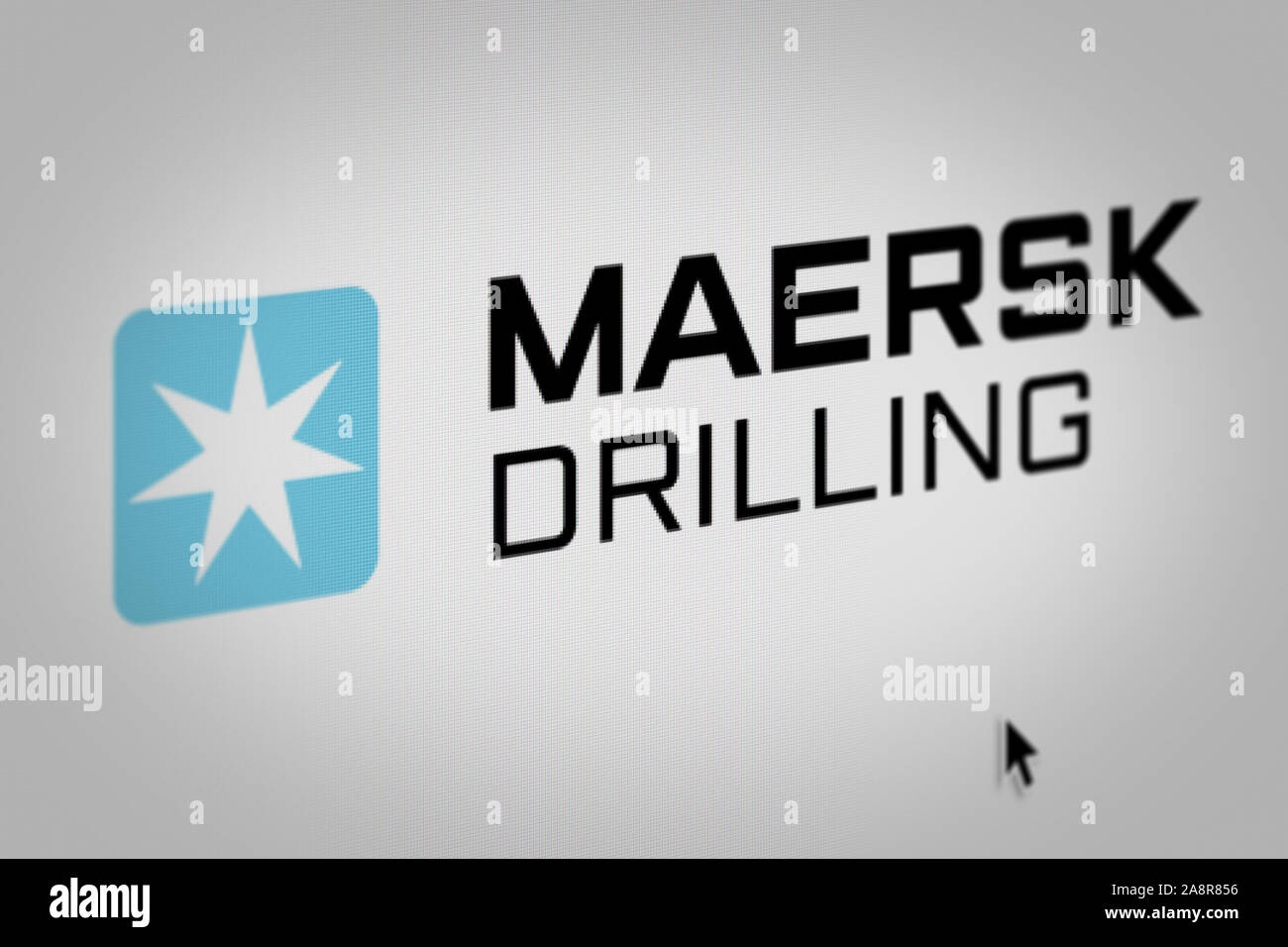 Logo de l'entreprise publique la société de forage de 1972 affiché sur un écran d'ordinateur en gros plan. Credit : PIXDUCE Banque D'Images