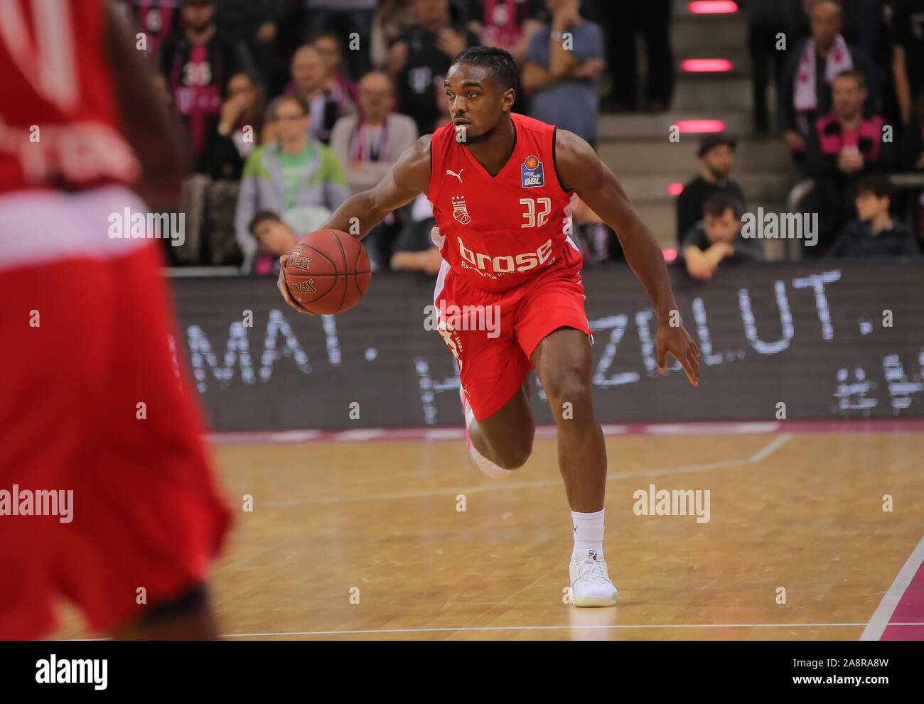 Bonn, Allemagne, 10.11.2019, Telekom Dome, basket-ball, football, BBL, Telekom Baskets Bonn vs Brose Bamberg : Retin Obasohan (Bamberg). Banque D'Images