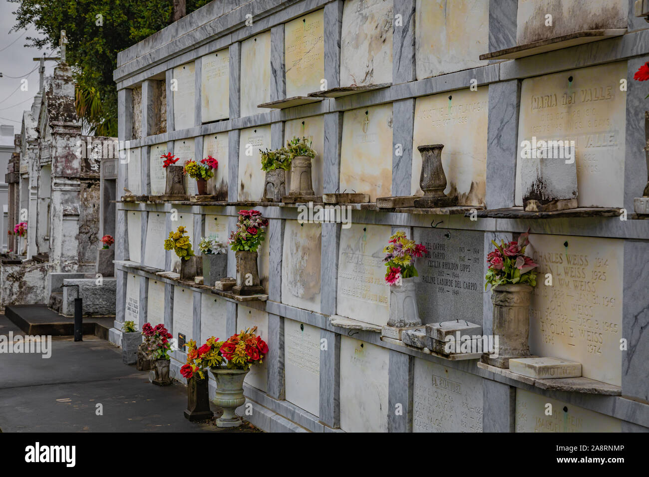 Cimetière de La Nouvelle-Orléans Banque D'Images