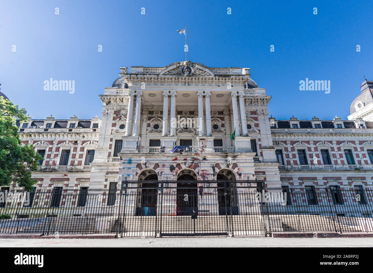 La Plata, Argentine - le 31 mars 2018 : Gouvernement de la province de Buenos Aires Banque D'Images