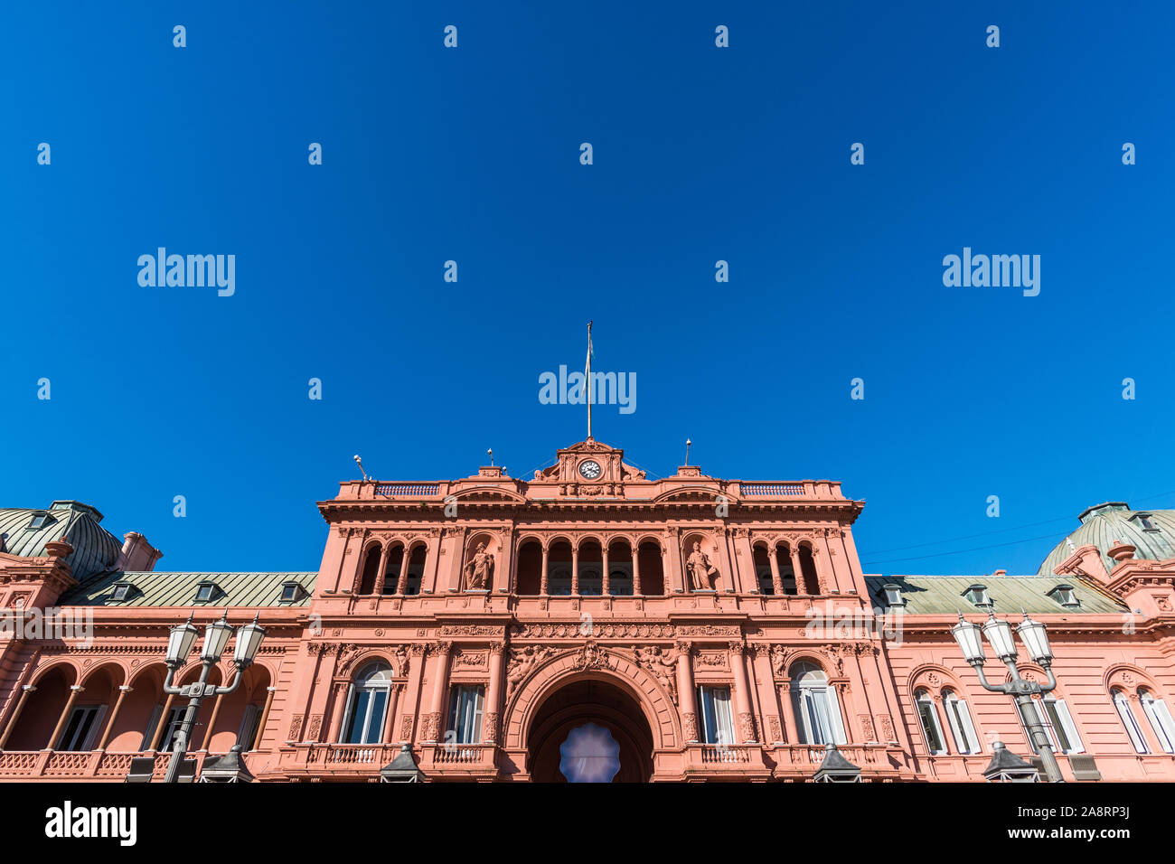 Buenos Aires, Argentine - le 25 août 2018 : Casa Rosada, le palais présidentiel Banque D'Images