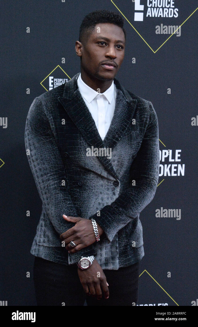 Santa Monica, USA. 10 Nov, 2019. Acteur Joseph David-Jones arrive pour la 45e année ! People's Choice Awards au Barker Hangar à Santa Monica, Californie le dimanche, Novembre 10, 2019. Photo par Jim Ruymen/UPI UPI : Crédit/Alamy Live News Banque D'Images