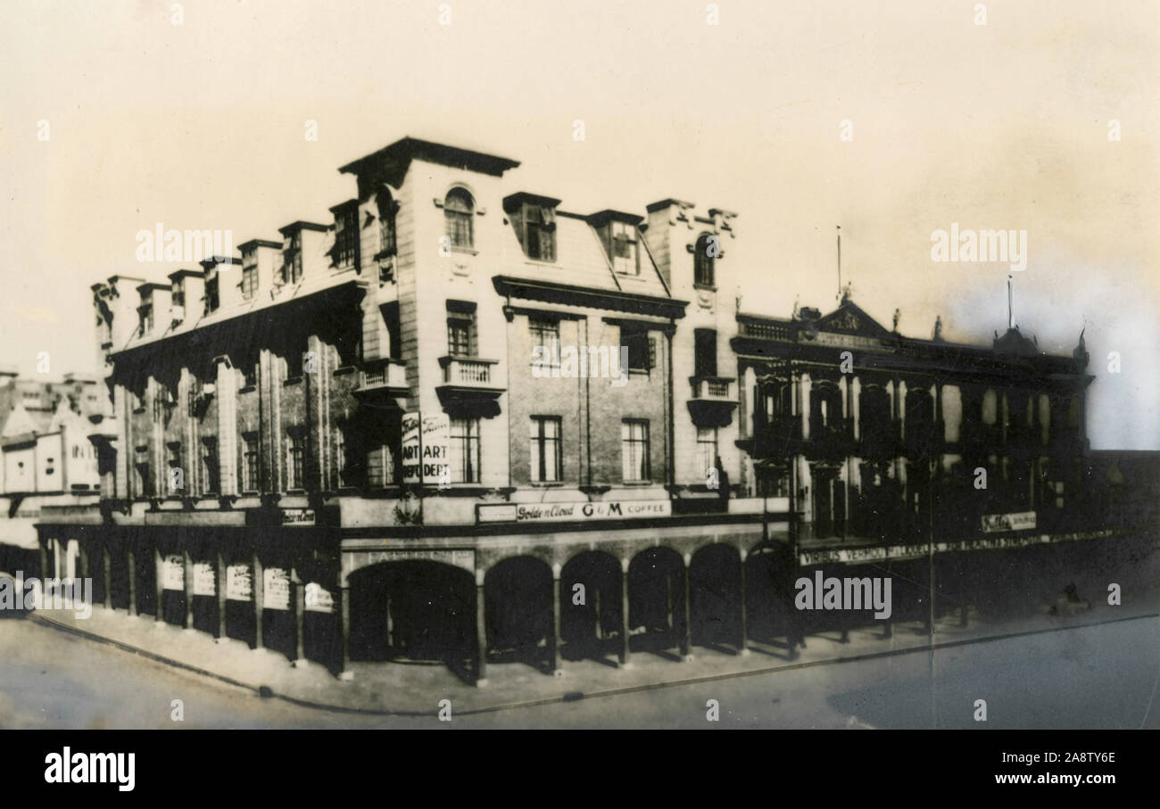 Fatti palace, Johannesburg, Afrique du Sud 1925 Banque D'Images