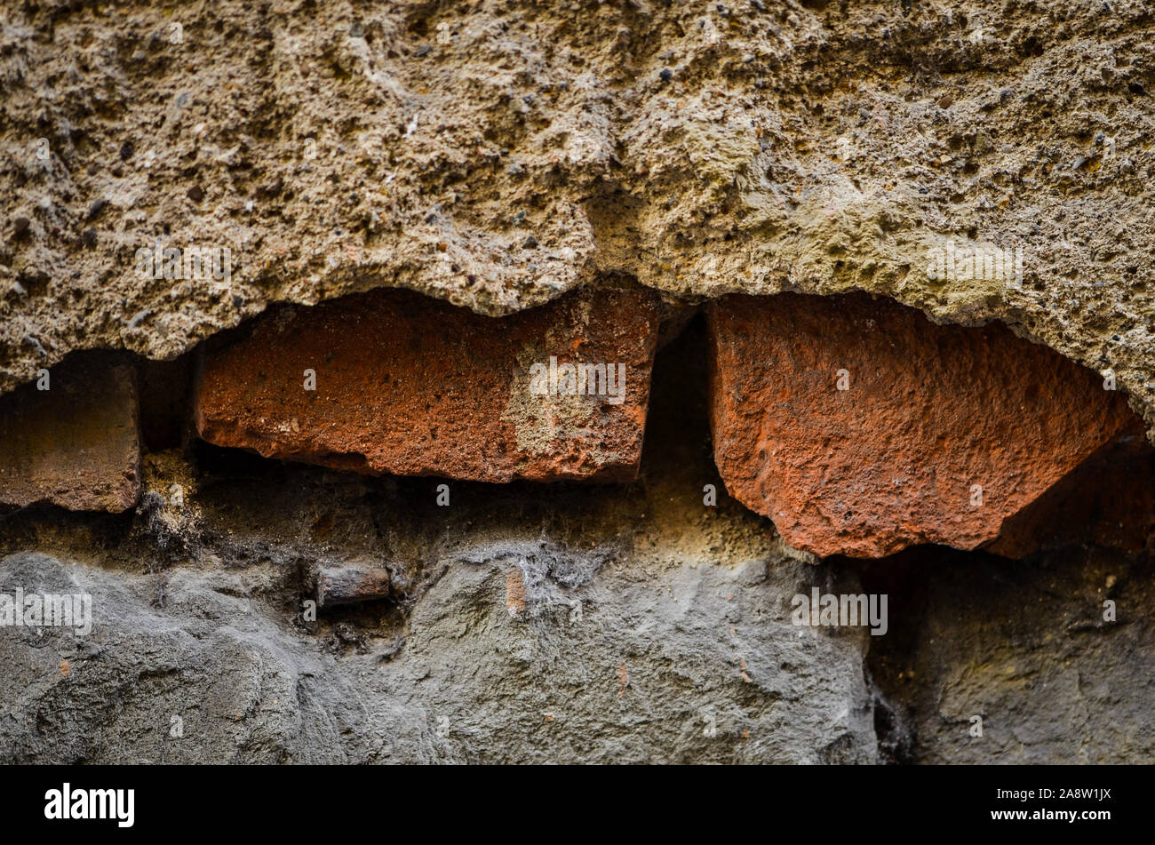 décoration murale abstraite dans les rues historiques des villes espagnoles Banque D'Images