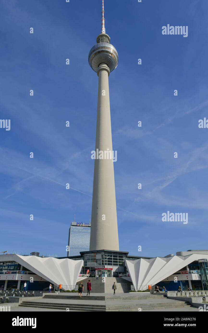 Fernsehturm, Alexanderplatz, Mitte, Berlin, Deutschland Banque D'Images