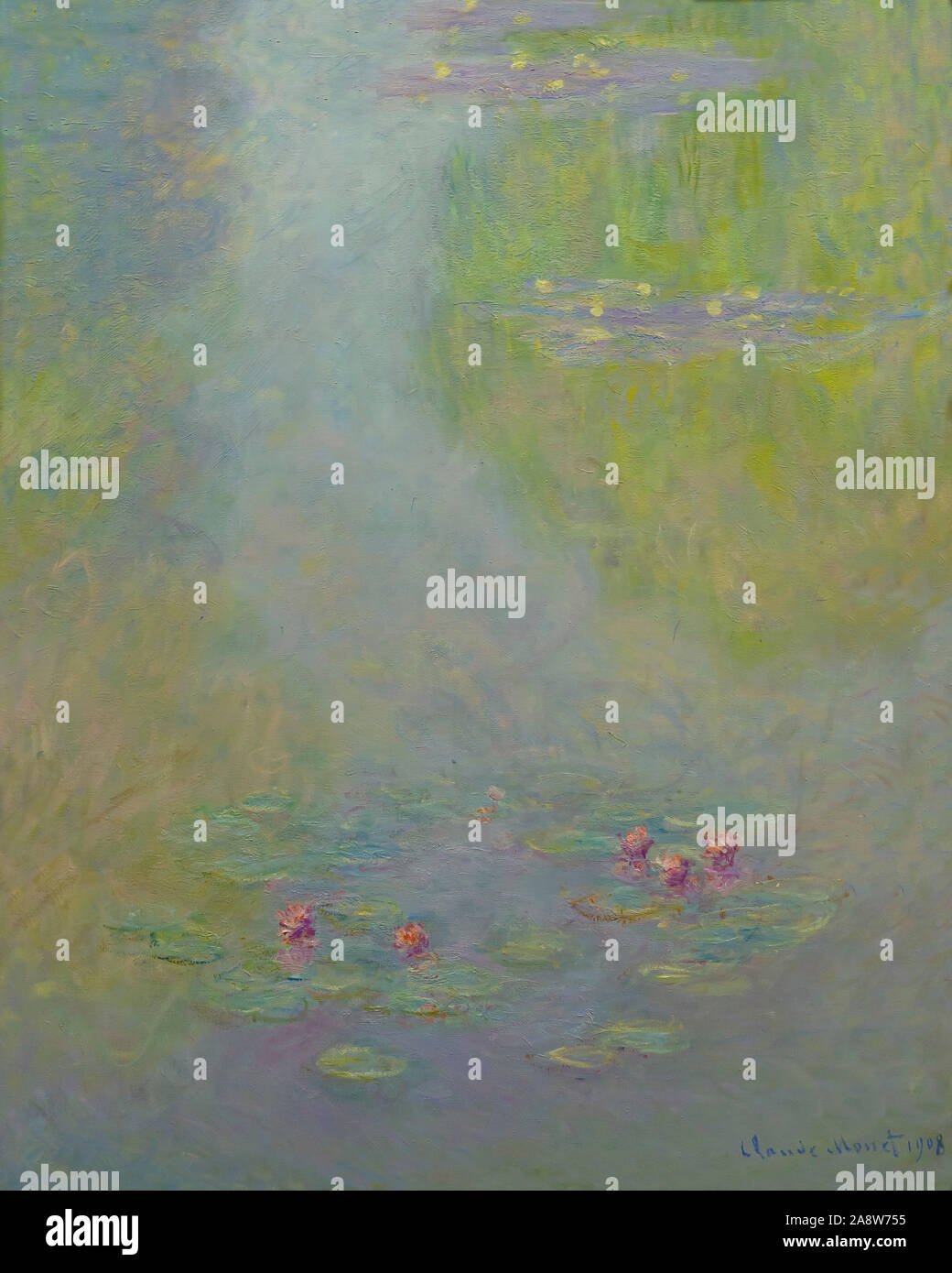 Nénuphars, nymphéas, Claude Monet, 1908, Banque D'Images