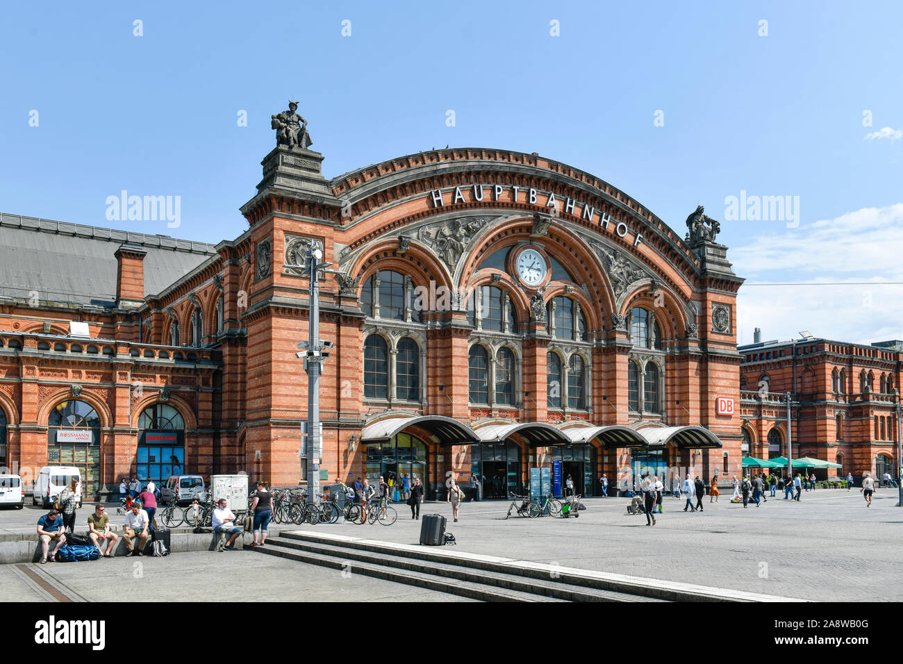 Hauptbahnhof, Bahnhofsplatz, Brême, Allemagne Banque D'Images