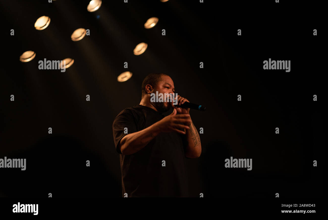 Copenhague, Danemark. 07, novembre 2019. Le rappeur américain et le parolier Xzibit effectue un concert live à Pumpehuset à Copenhague. (Photo crédit : Gonzales Photo - Joe Miller). Banque D'Images