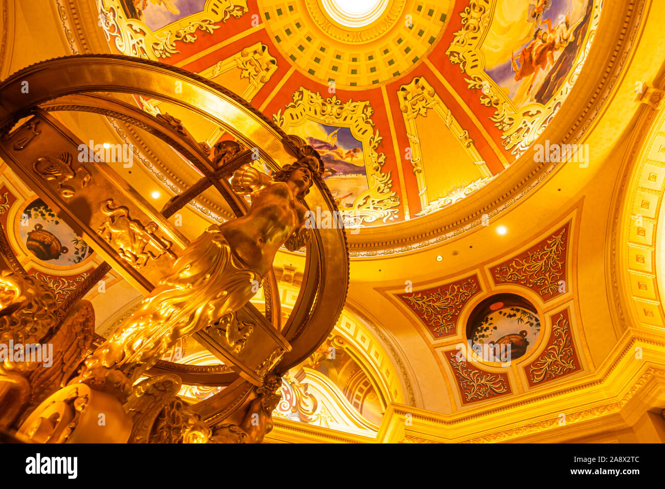 31 octobre 2019 : MACAO, CHINE - l'intérieur de l'hôtel et le Casino de Venise, plus Supercomplex dans le monde Banque D'Images 31 octobre 2019 : MACAO, CHINE - l'intérieur de l'hôtel et le Casino de Venise, plus Supercomplex dans le monde Banque D'Images